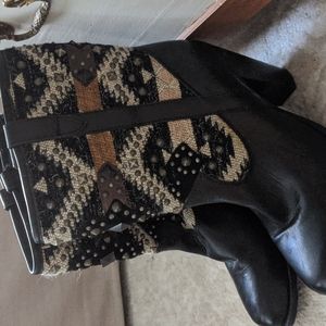 Frye Heeled Navajo Boots